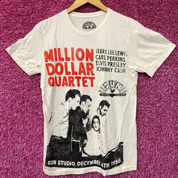 Sun Records Company Million Dollar Quartet T-Shirt Size Small - Picture 1 of 4